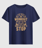 Workout Unisex Half Sleeve T-Shirt